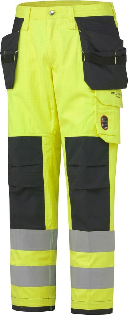 Helly Hansen Multinorm Bundhose mit Holstertaschen ABERDEEN CONSTR PANT 76476, Farbe:yellow, Größe:46