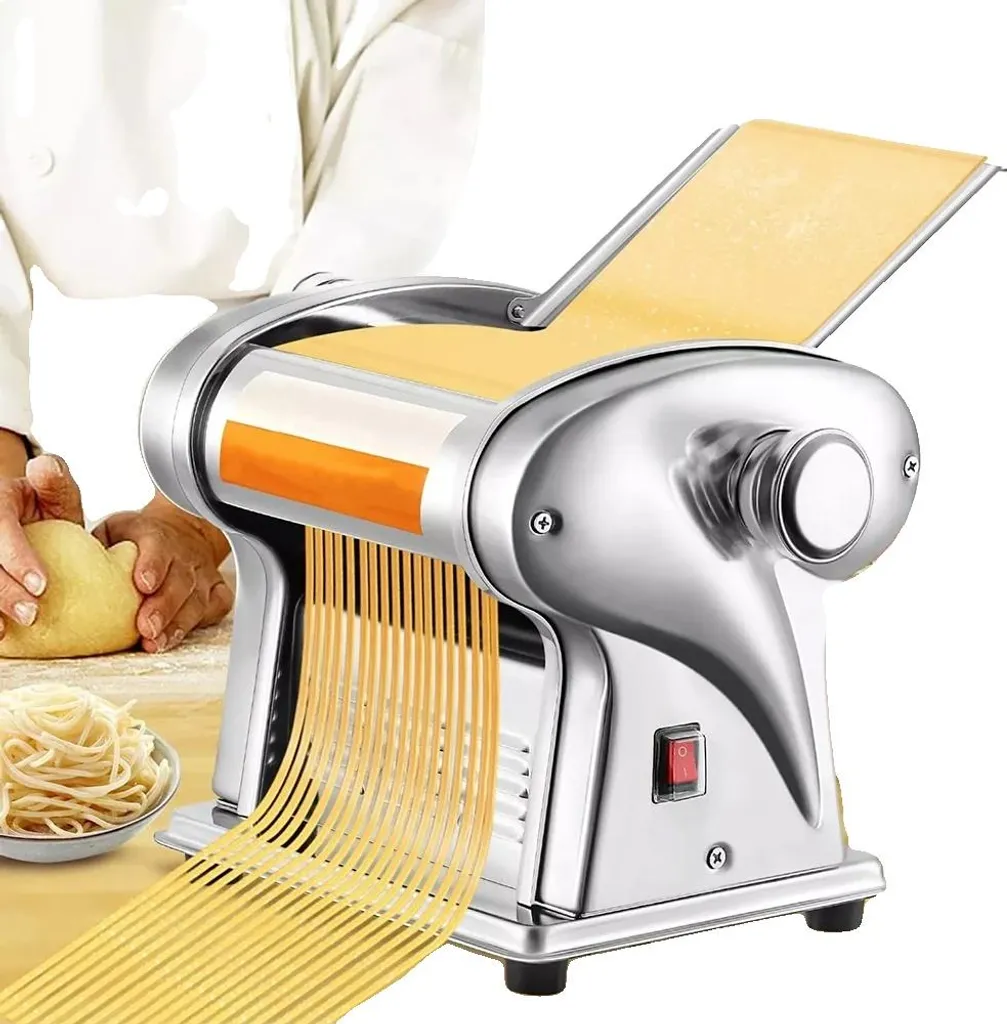 Machine à pâtes électrique inox 135W : fini la pâte collante et irrégulière