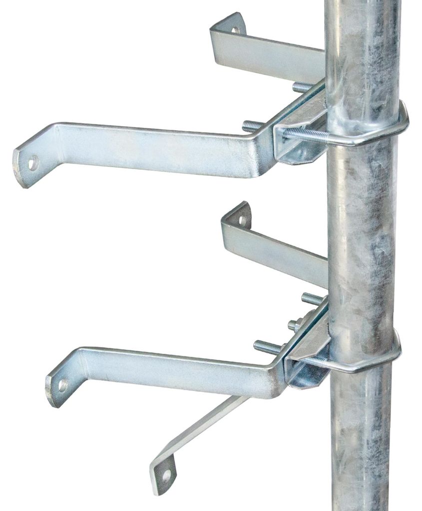 PremiumX Mauerhalter 10cm Stahl SAT Wandabstandshalter für Produktbild 
