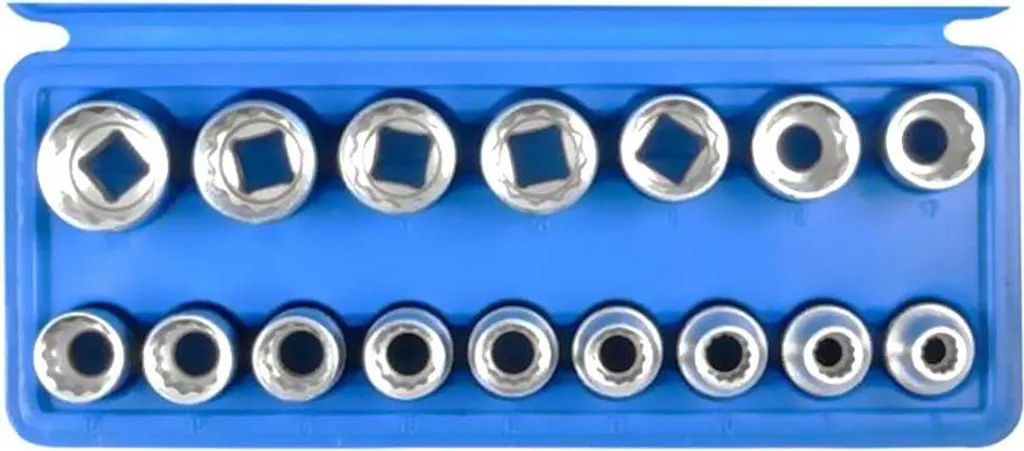 Douilles 12 pans 8mm en acier robuste CONDOR 1016/12K empreinte 1/2 - 3