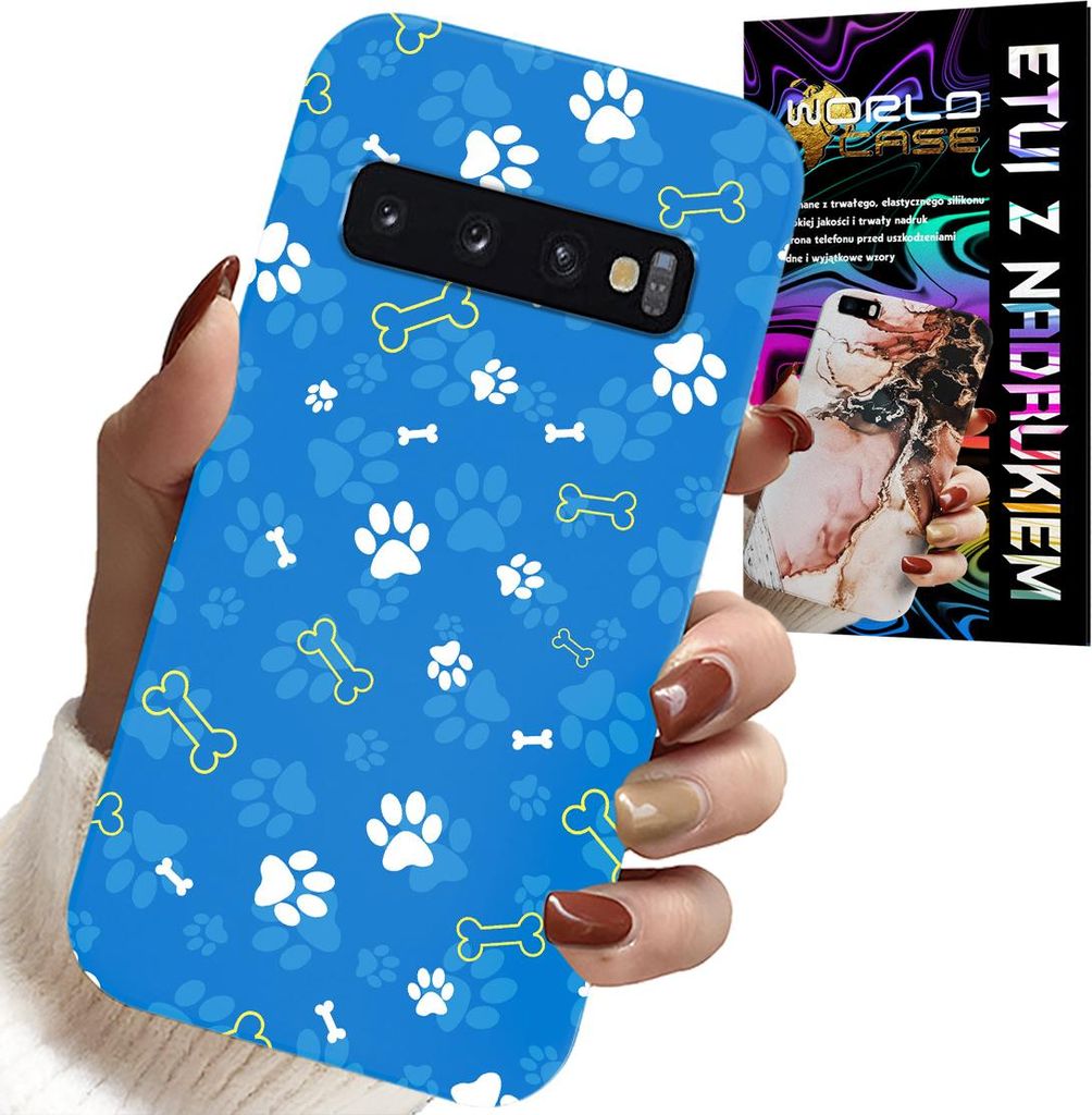 Fall Für Samsung Galaxy S10 - Knochen Pfoten Hund Patrouille Designs Für Kinder