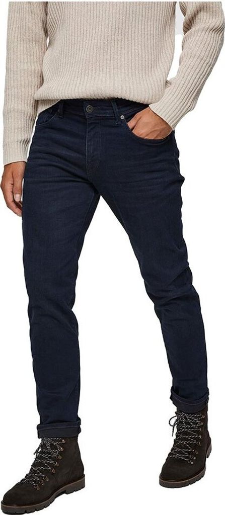 Selected Scott 6155 Straight Super Stretch Jeans Blau 33 / 34 Mann Blau 33