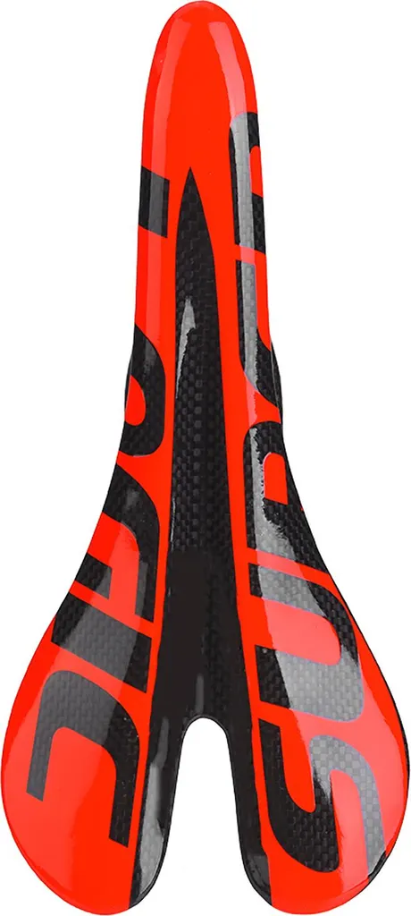 Siège de Vélo de Course Carbone Rouge pour Longues Distances et VTT