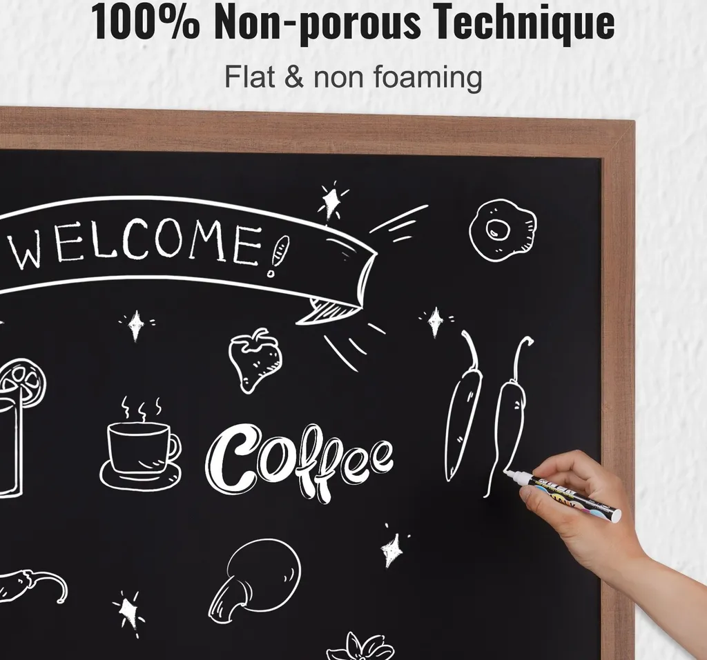 Tableau blanc magnétique mural 913 x 1092 mm avec kit de fixation