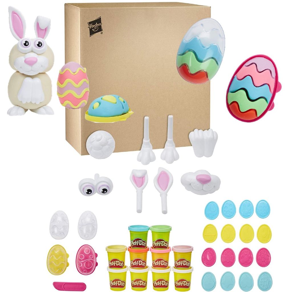 Play-Doh Ciastolina Osterhase Set 10 Tuben + 25 Zubehör F0647