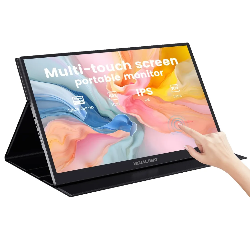 Moniteur tactile 17,3 pouces Full HD IPS, dalle ultra-slim connectée