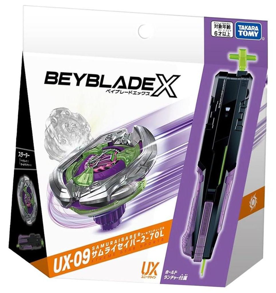 Takara Tomy BeyBlade X Samuraisaber UX-09