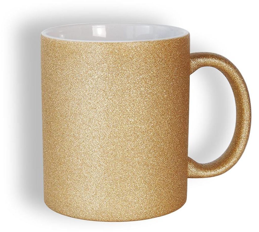 craftcut - Sublimationstasse GLITTER in DARK GOLD - 11 Produktbild 