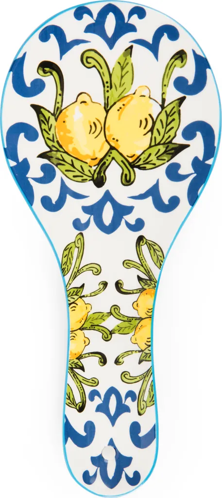 Louche Amalfi Excelsa en céramique peinte, format 24 cm, décor italien