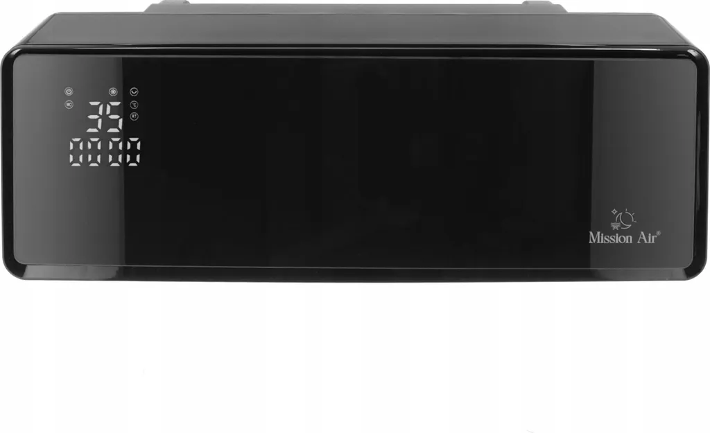 Rideau d'air AERO 2000W noir avec télécommande - Design ultra compact - 9