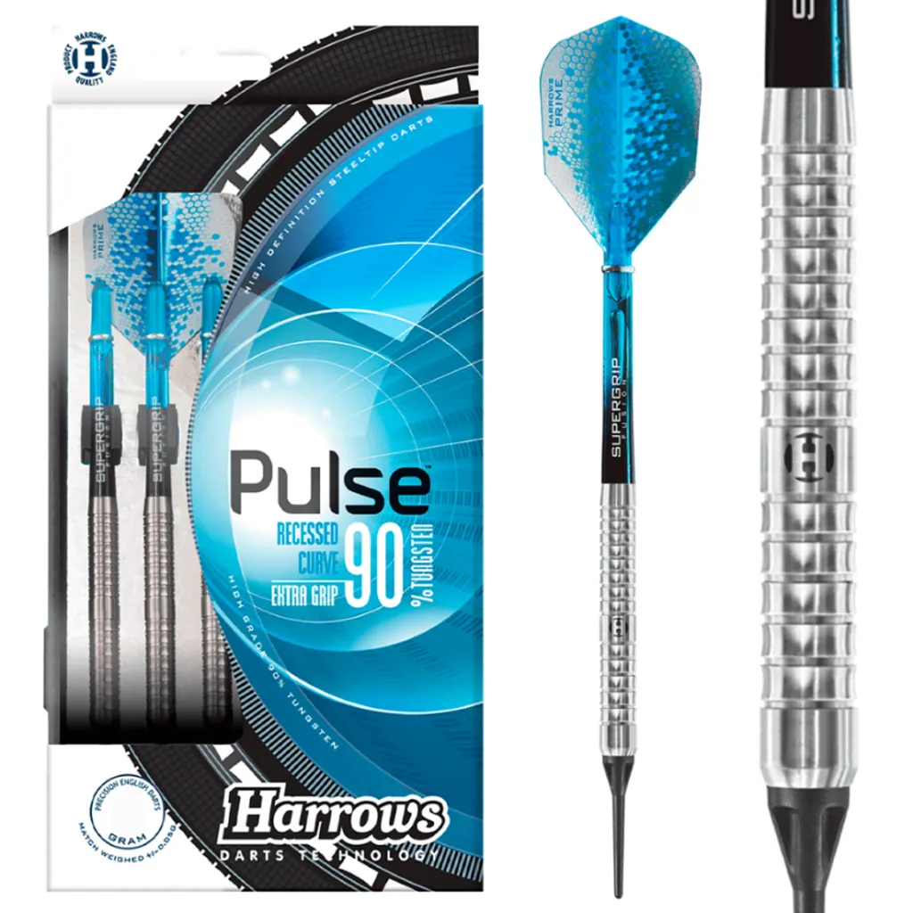 Fléchettes de Compétition Harrows Pulse 18g pour Cible Électronique - 7