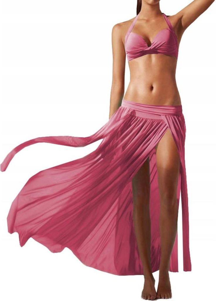 Tüllrock - Luftiger Damenrock - Maxirock - Tüll-Maxirock - Strandrock - Luftiger Damenrock - 90 cm - Rosa