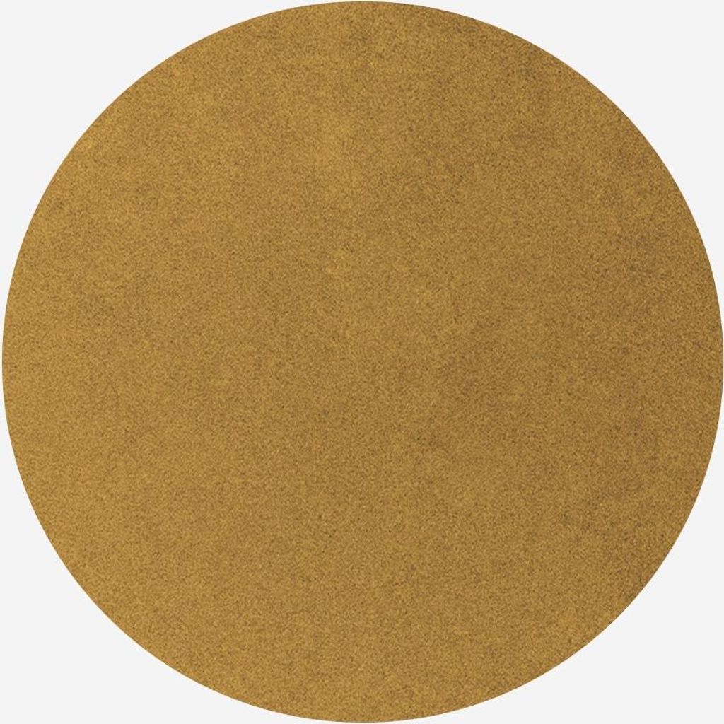 Runder, einfarbiger, rutschfester Teppich, weich - Elegance ORO101