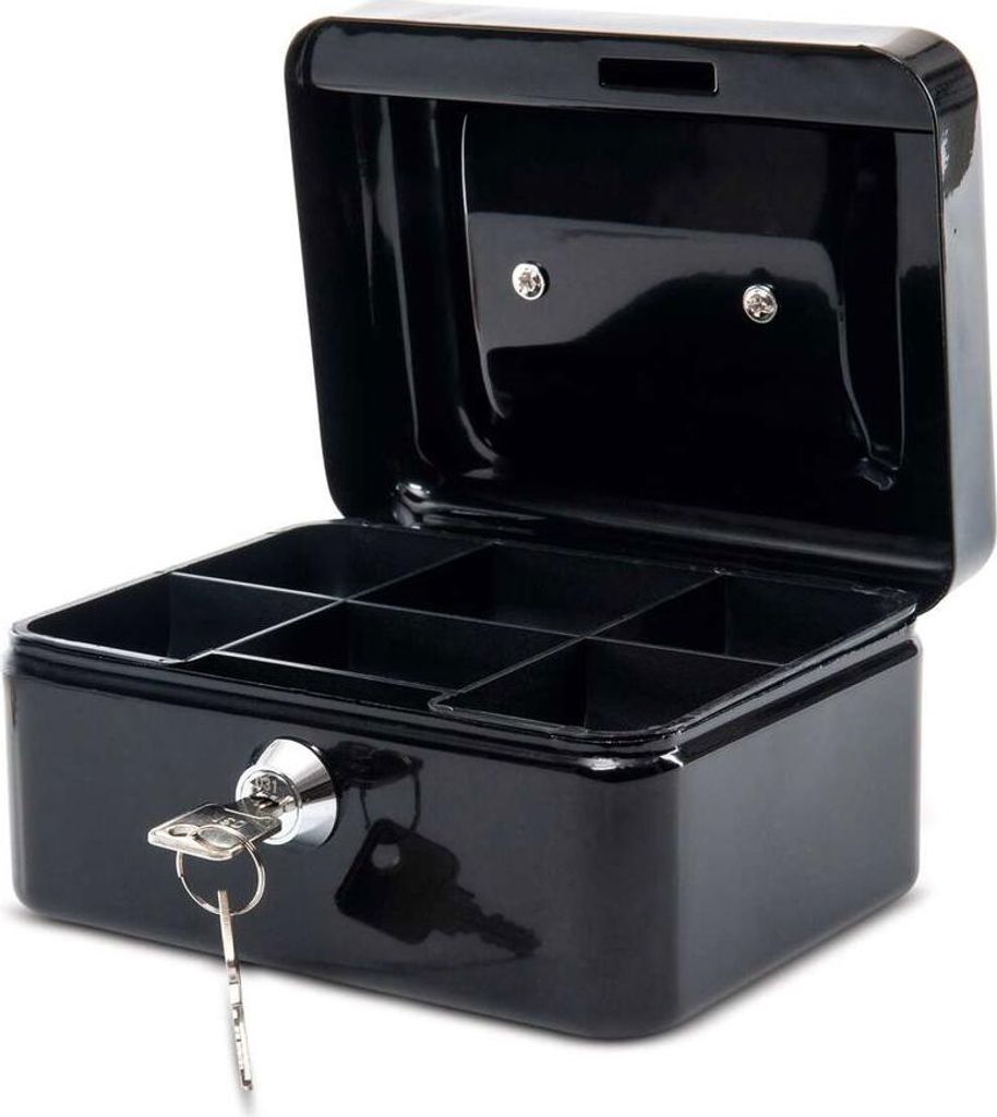 MAUL Geldkassette Muldeneinsatz 12.5 x 15.2 x 8 cm schwarz