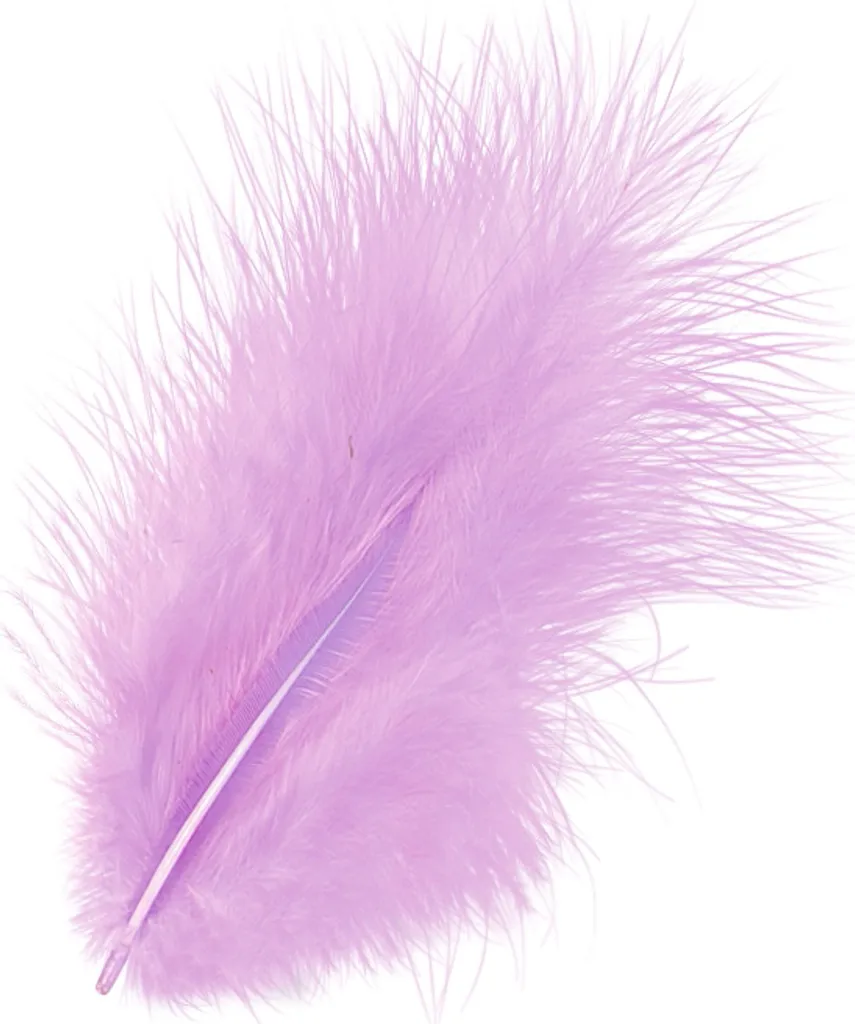 Plumes Marabout de Qualité Supérieure 10cm Rose pour Bijoux et Masques