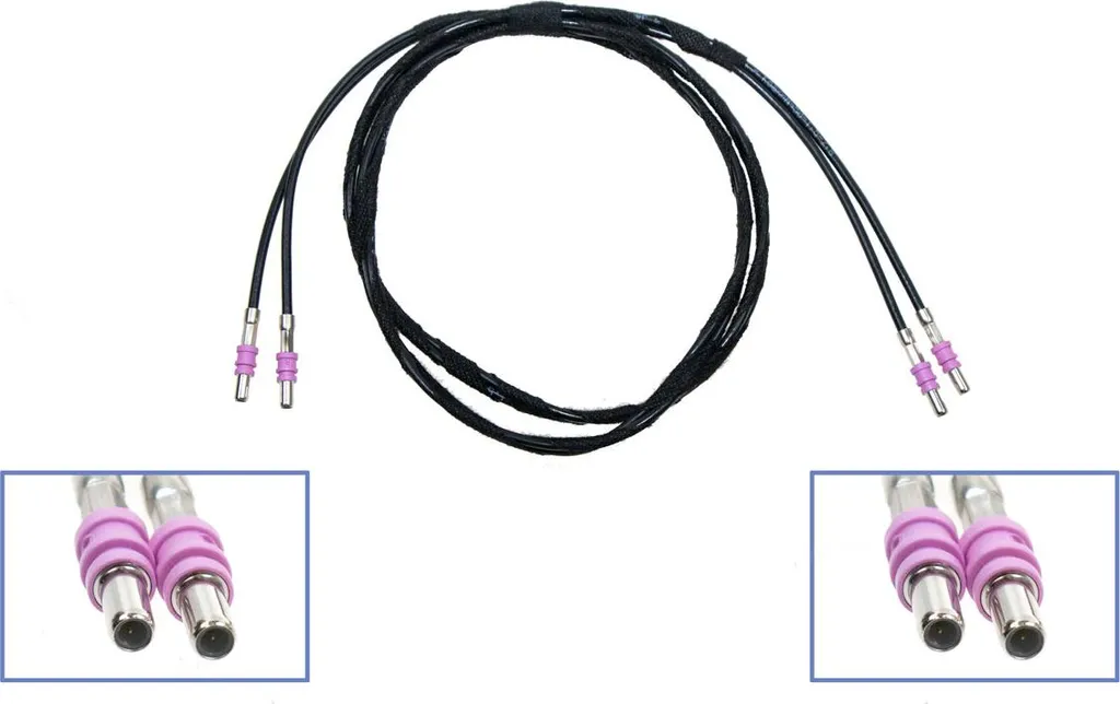 Câble double RCA mâle vers mâle stéréo 2.5m pour amplificateur et audio