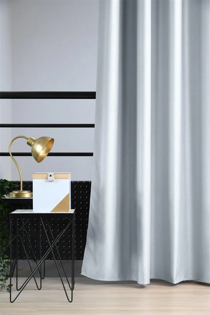Tenda Blackout Argento EDIMBOURGH 140x260 cm | Design Francese Elegante