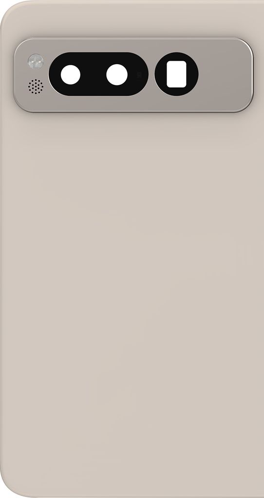 Clappio, Ersatz-Rückseitenglas für Google Pixel Fold, Weiß