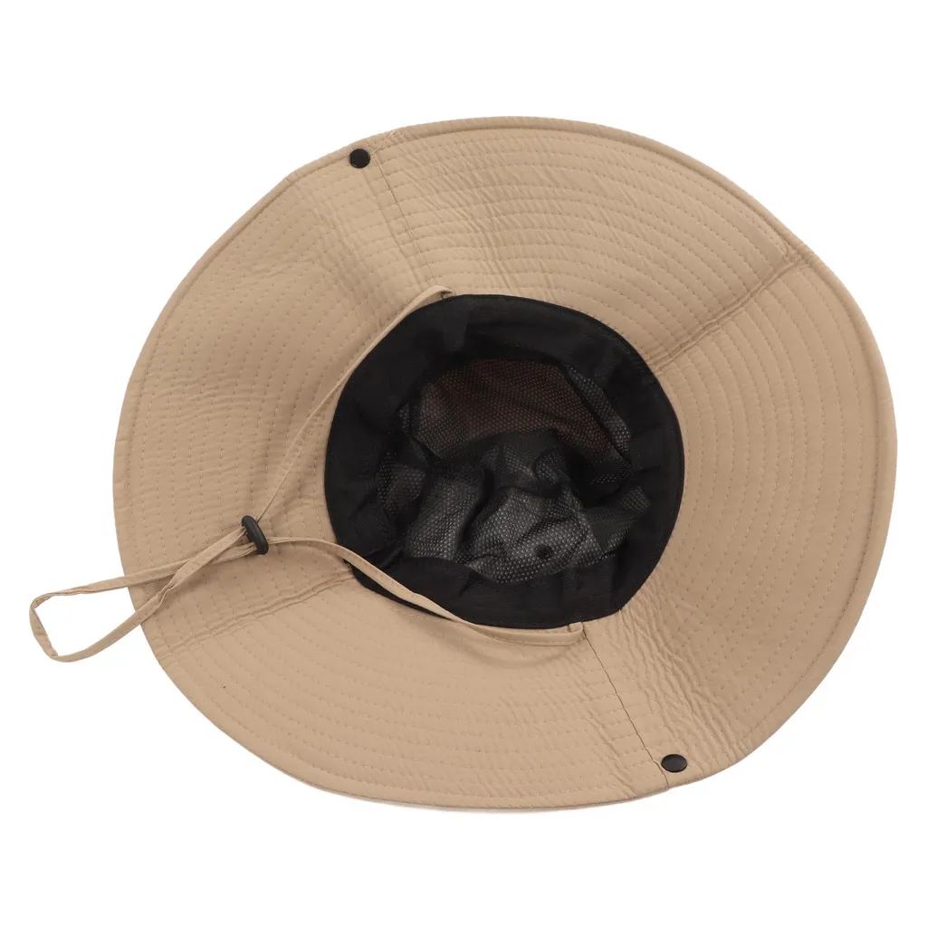 Cappello da Pescatore UPF 50+ Kaki: Protezione Solare e Pioggia Outdoor - 7