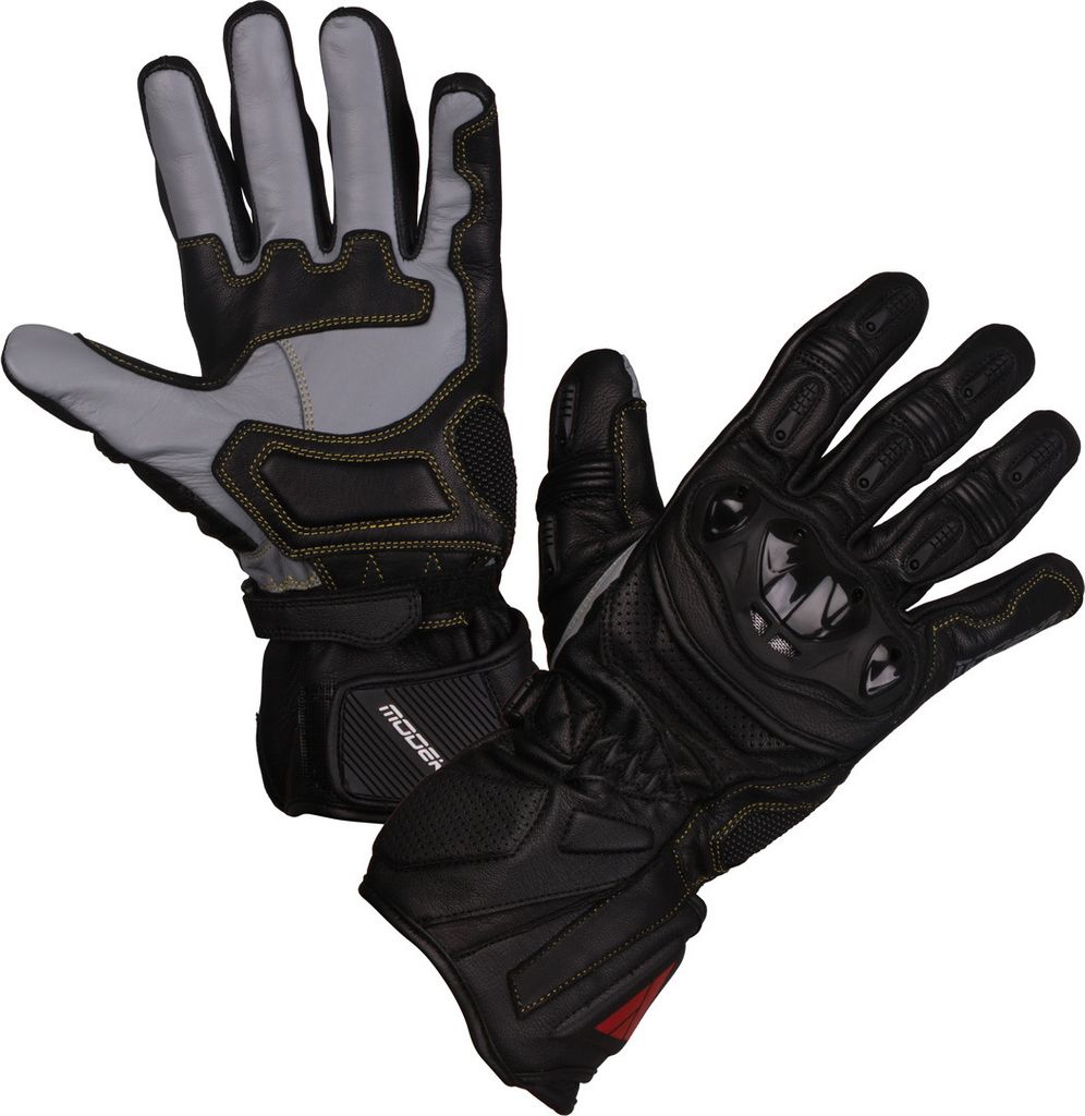 Modeka Cay Damen Motorradhandschuhe, schwarz, L