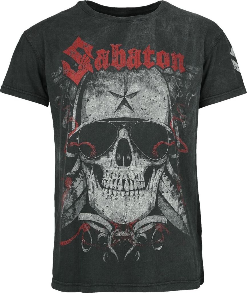 Sabaton T-Shirt Herren Unknown Soldier schwarz Band-Merch, Bands 100% Baumwolle S