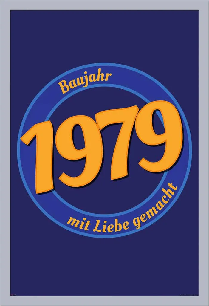 Offerta Poster 1979 + Cornice Shinsuke® Argento Maxi | Acquista Ora