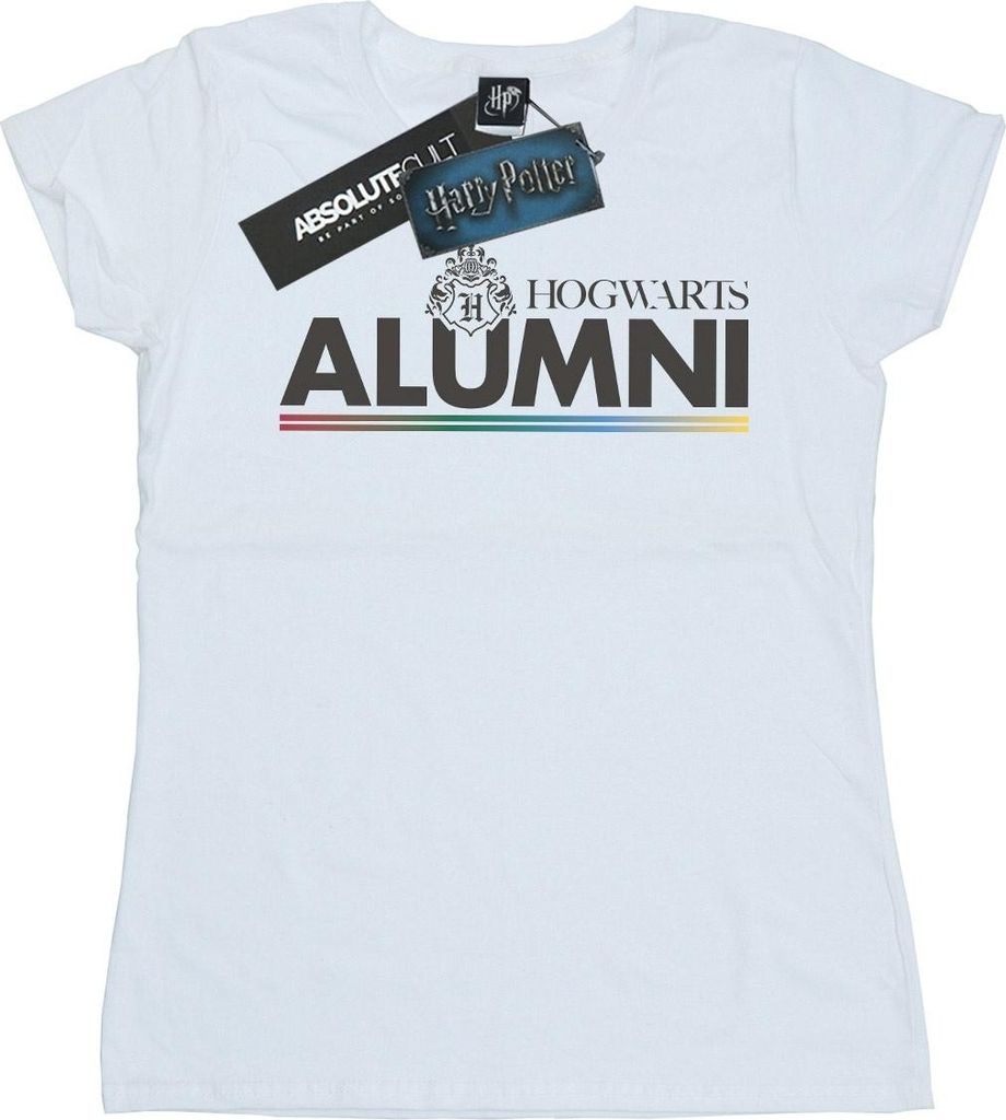 Harry Potter - "Hogwarts" T-Shirt für Damen BI23602 (XL) (Weiß)