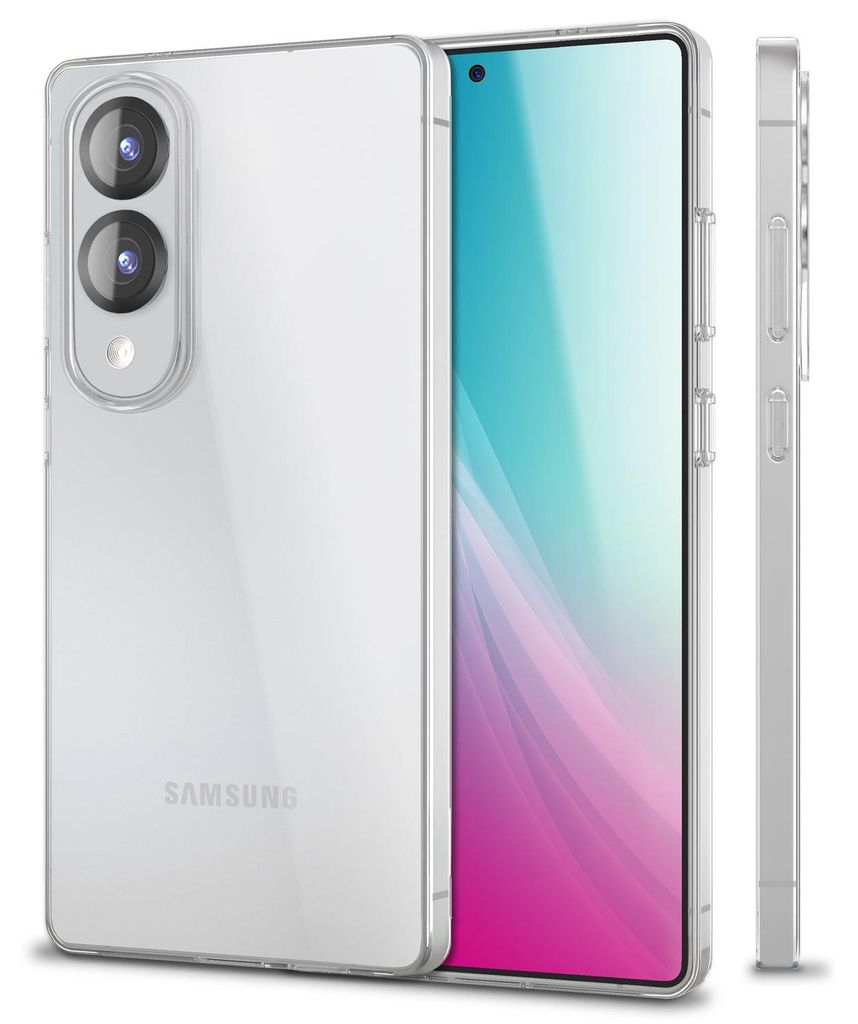 NALIA Hülle "GLAZE" für Samsung Galaxy S25 Edge - Klare TPU Produktbild 