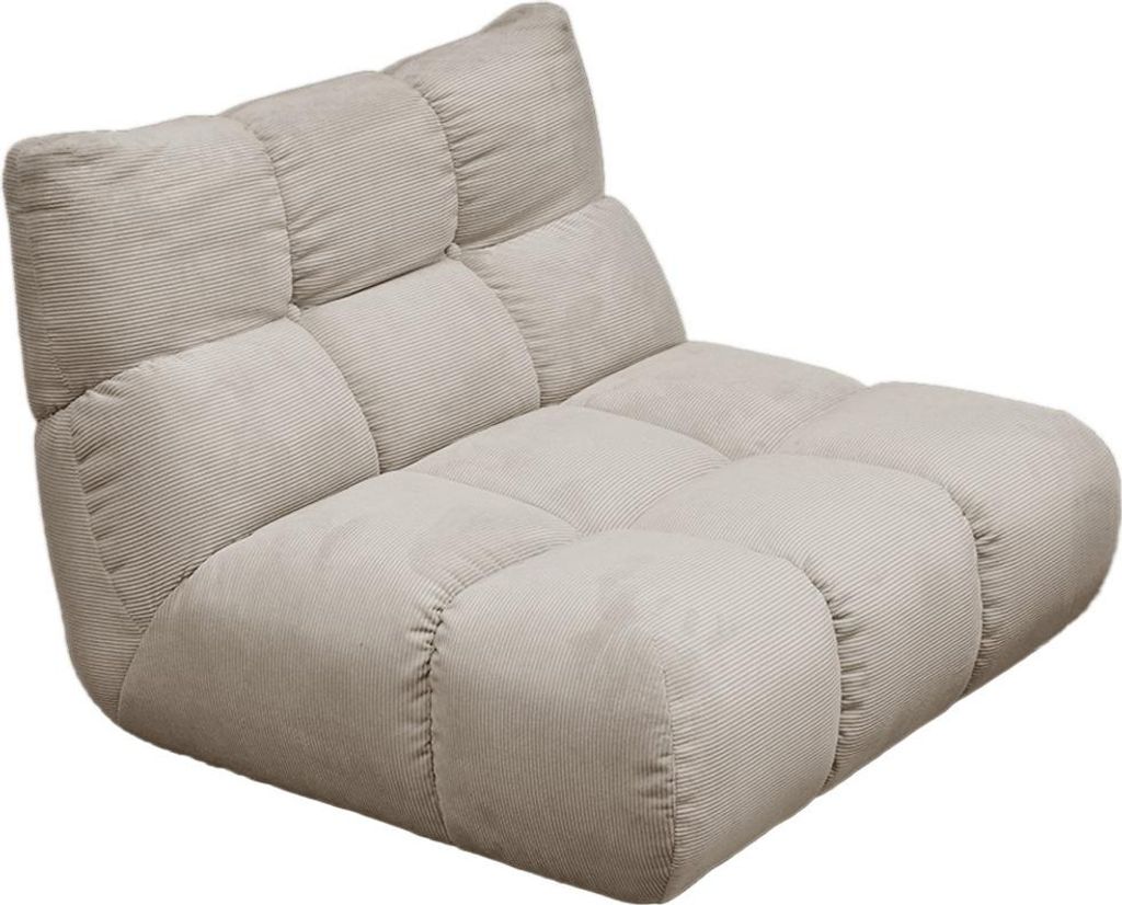 KAWOLA Sessel VIVIEN Drehsessel Feincord beige