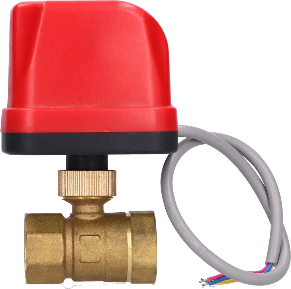 Vanne motorisée automatique DN20 en laiton pour circuit d'eau 220V AC