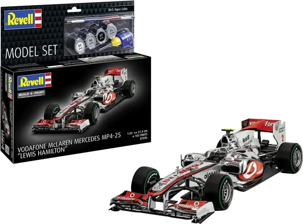 Réplique F1 McLaren Mercedes MP4-25 Revell 1:24 avec Détails Aérodynamiques