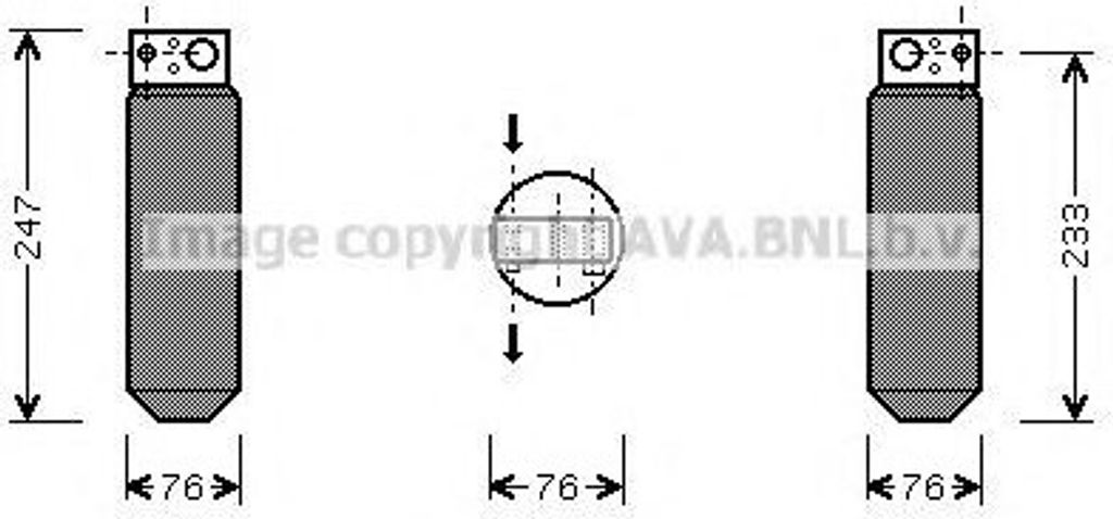 Trockner, Klimaanlage HIGHWAY AUTOMOTIVE 42045001