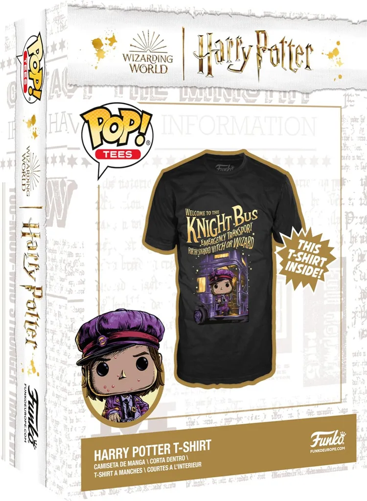 Haut Harry Potter Funko Stan à Manches Courtes Taille L pour Adulte