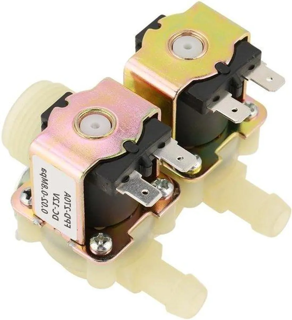 Électrovanne 12V double tête DN20 G3/4 : stop aux fuites de machine