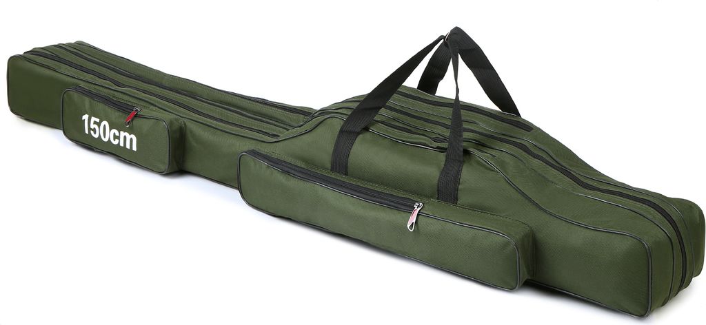 3-lagige Angelruten-Tasche, tragbar, faltbar, Produktbild 