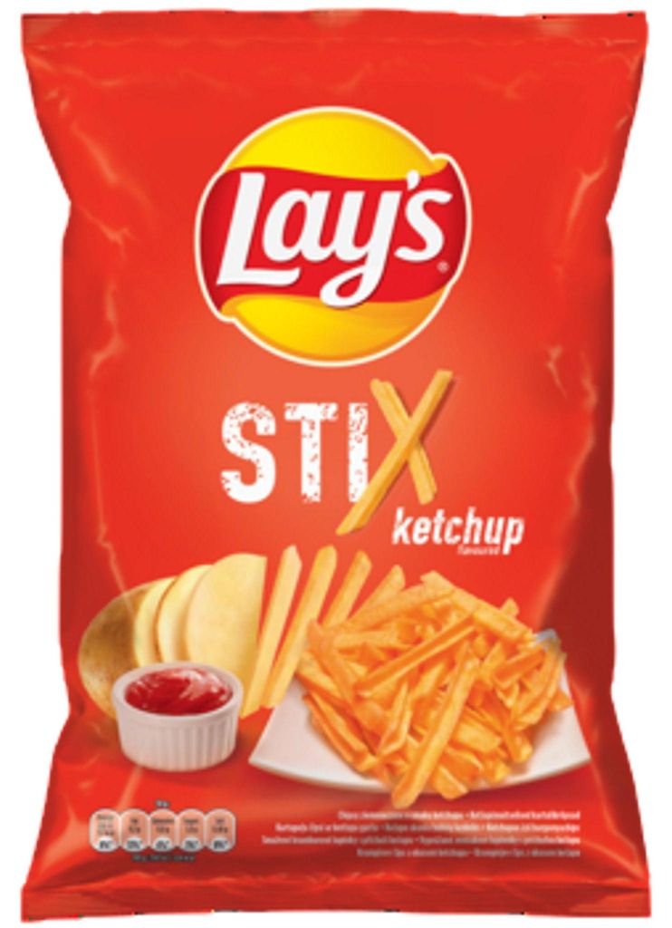 Chrupki ziemniaczane Lay's Stix o smaku Ketchup 130 g Zdjęcie produktu 