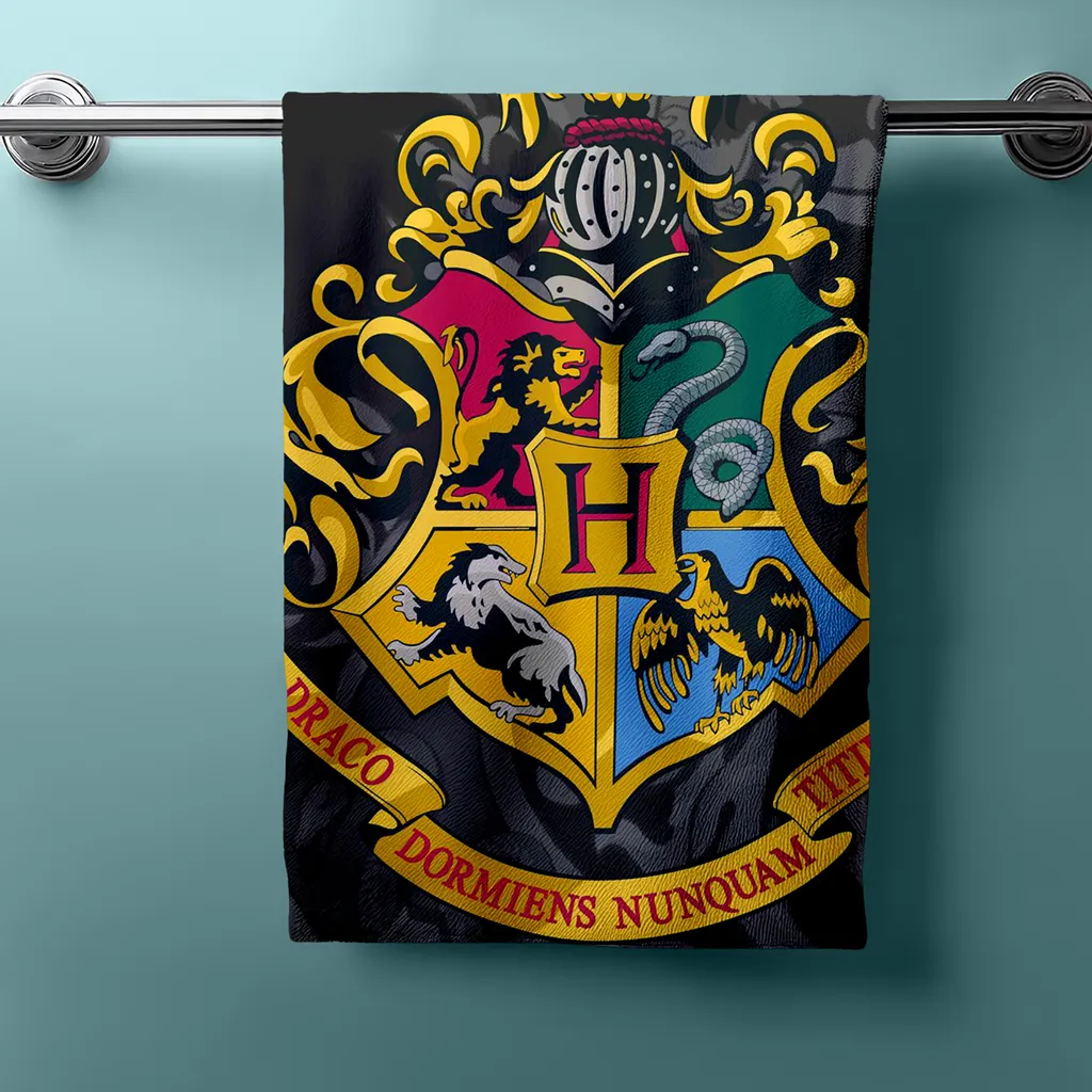 Drap de douche Harry Potter Poudlard - Serviette de bain 70 x 140 cm