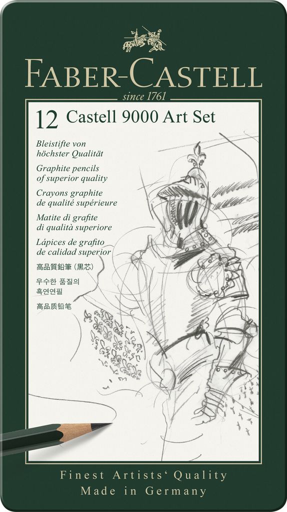FABER-CASTELL Crayon Castell 9000 Set de 12 Art Image du produit 