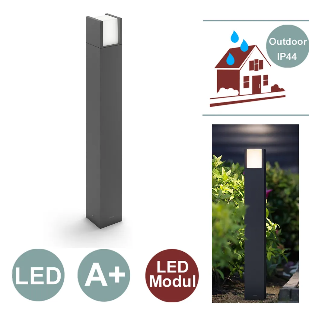 Éclairage de terrasse LED Philips Arbour pour balisage extérieur 6W - 13