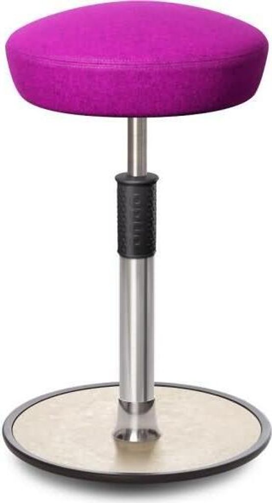Sitz- Stehhocker Free Tall Hutsitz kvadrat Divina Melange Pink Chrom /creme.