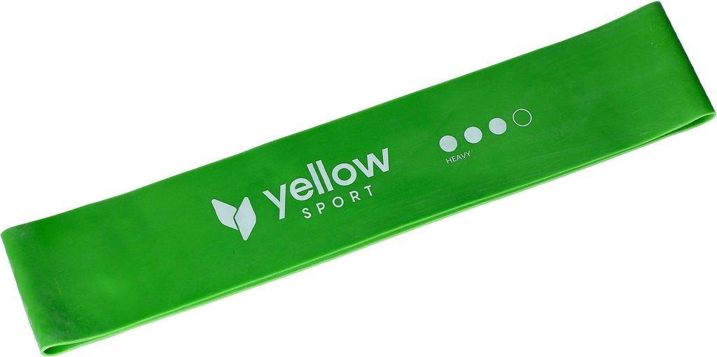 yellowSPORT yellowLOOP Band - Schleifen-Widerstandsband - Grün - Widerstand 10-15 kg - 1 Stk.