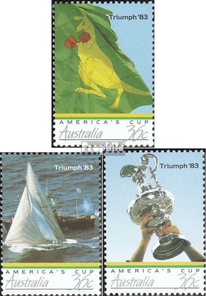 Briefmarken Australien 1986 Mi 1001-1003 (kompl.Ausg.) postfrisch Regatta