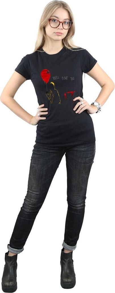 It - "Float" T-Shirt für Damen BI44078 (XXL) (Grau) Produktbild 