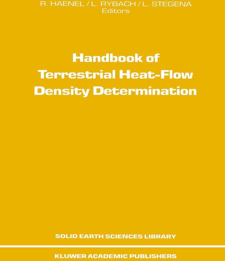 Handbook of Terrestrial Heat-Flow Density Determination