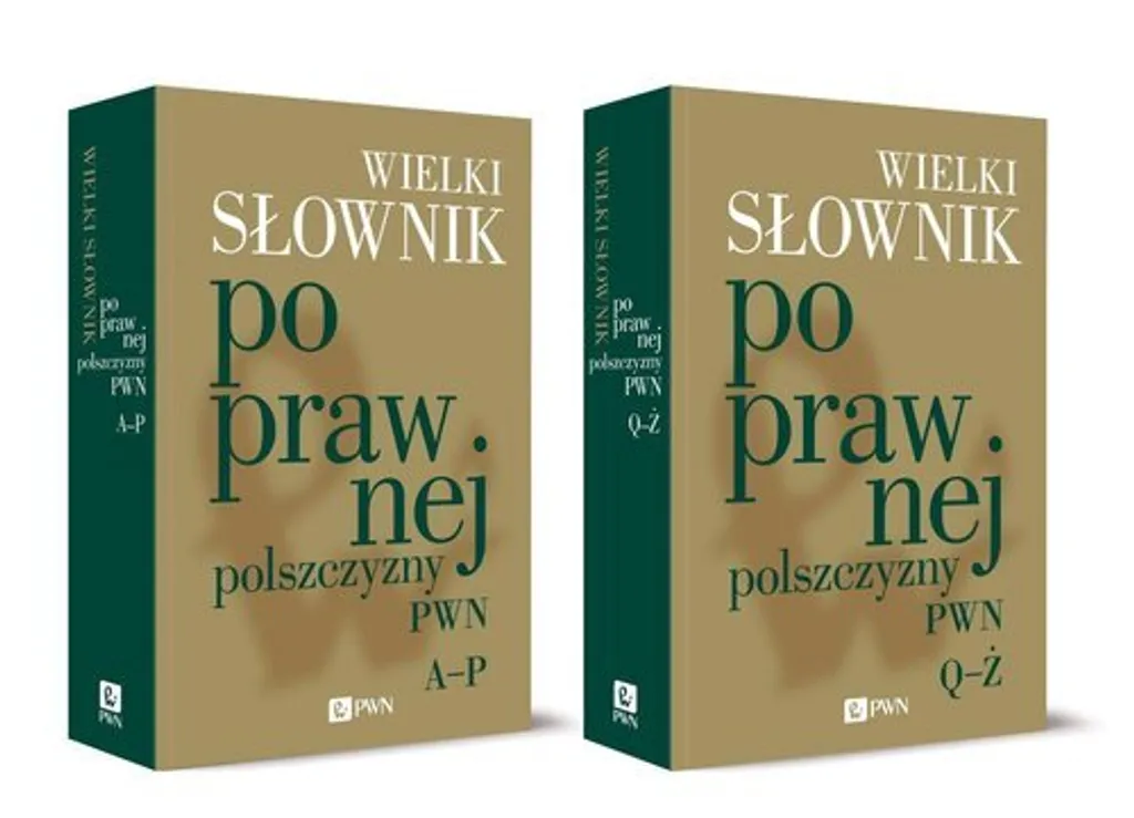 Grand dictionnaire polonais PWN Tomes 1-2 Edition de luxe linguistique