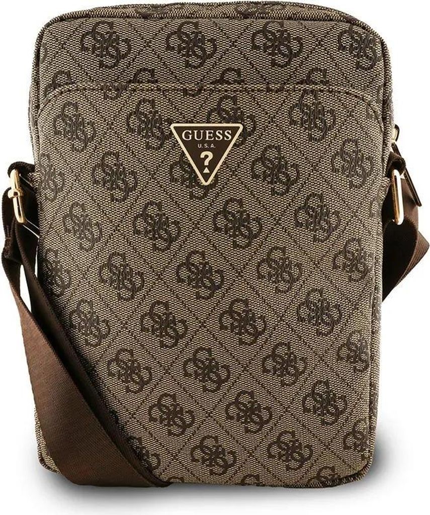 Guess Umhängetasche 4G Muster Dreieck Logo Tasche 8 Zoll Produktbild 
