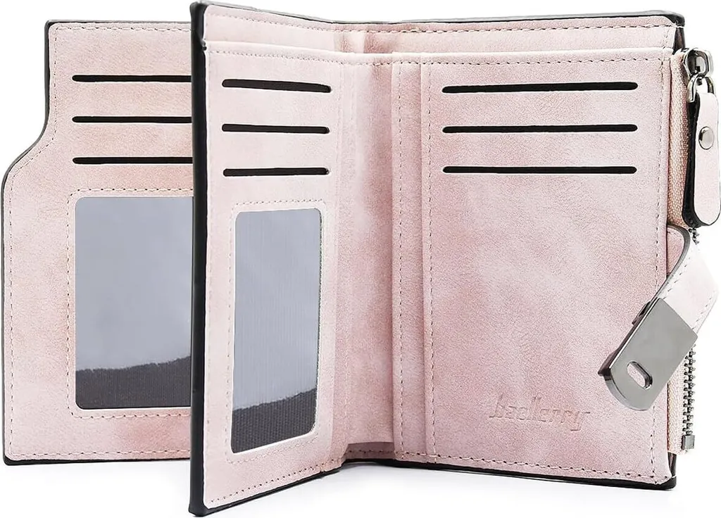 Mini Portafoglio Donna con 16 Slot Carte | Accessorio Trendy Cerniera