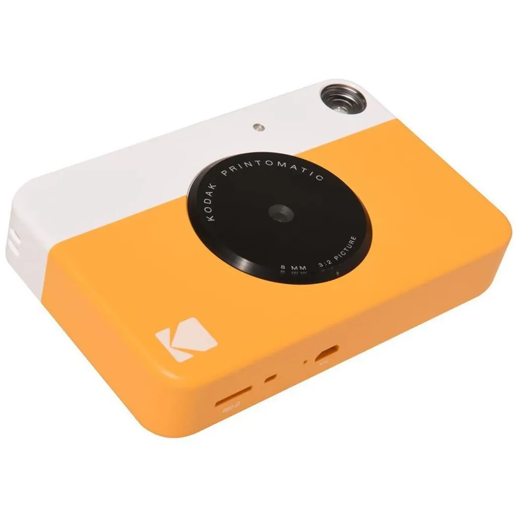 Kodak Printomatic: Fotocamera Istantanea 5MP Stampa ZINK Gialla - 5