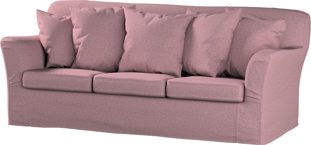Dekoria Bezug für Tomelilla 3-Sitzer Sofa nicht ausklappbar, schwarz--rosa, Sofahusse, Tomelilla 3-Sitzer