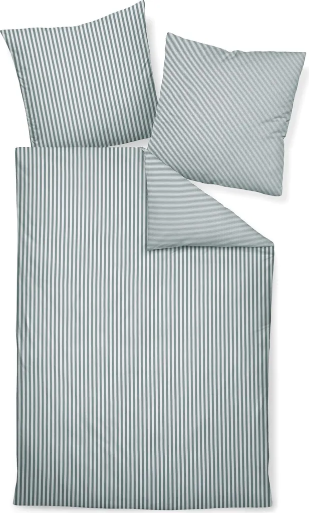 Parure de Lit Janine Edelflanell 135x200 Argent S 78060-08-500 Chinchilla